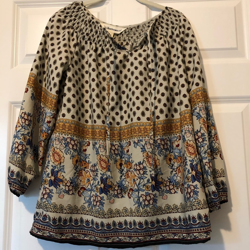 Tantrums Women’s Size L Printed Top/Tunic